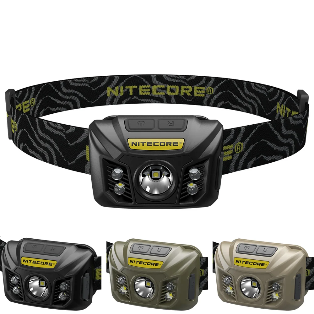 NITECORE 400 люменов CREE XP-G2 S3 LED NU30 с перезаряжаемой батареей налобный фонарь