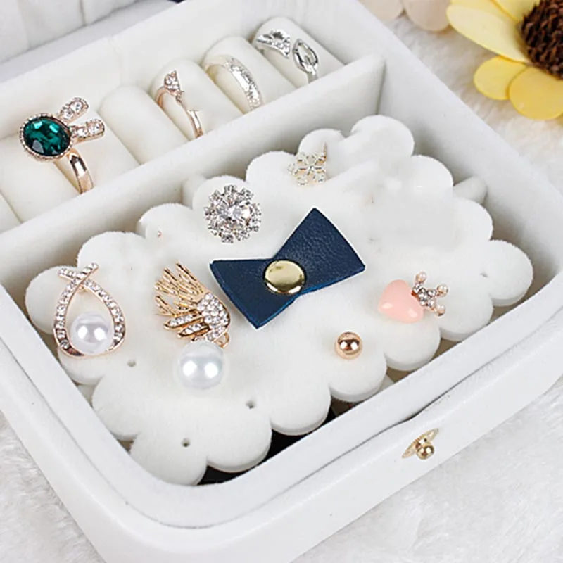 2020 из искусственной кожи высокого качества коробка для хранения ювелирных