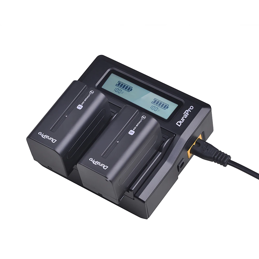 4 шт. 5200 мА/ч, NP-F750 NP-F770 Li-Ion Батарея+ ЖК-дисплей быстрая Зарядное устройство для Sony NP F970 F960 ccd-tr917 ccd-tr940 ccd-trv101 ccd-trv215