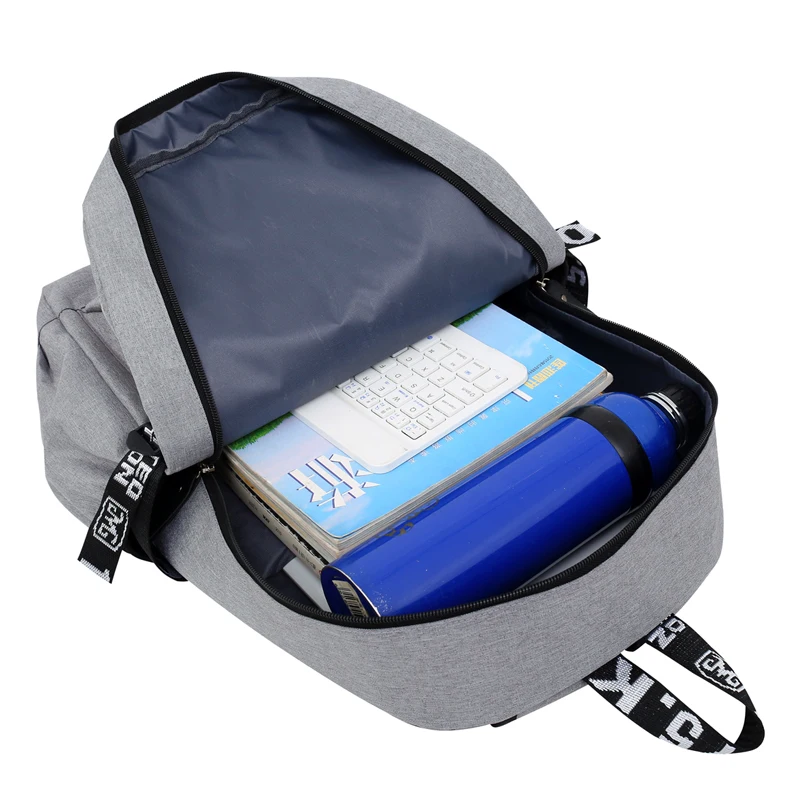 Teen Boys School Bags Gray Oxford Large Capacity College High Backpack Men Laptop Bookbags Teenage Schoolbag Student Big | Багаж и сумки