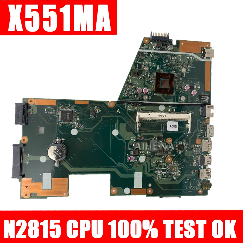 X551MA материнская плата REV2.0 N2815 CPU для ASUS D550M F551M ноутбука X551M 100% протестированная