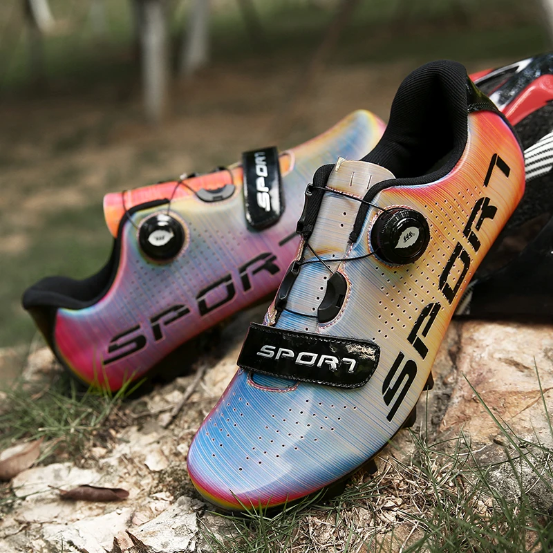 

Road cycling shoes Sneaker white Professional Mountain Bike Breathable Bicycle Racing Self-Locking Shoes