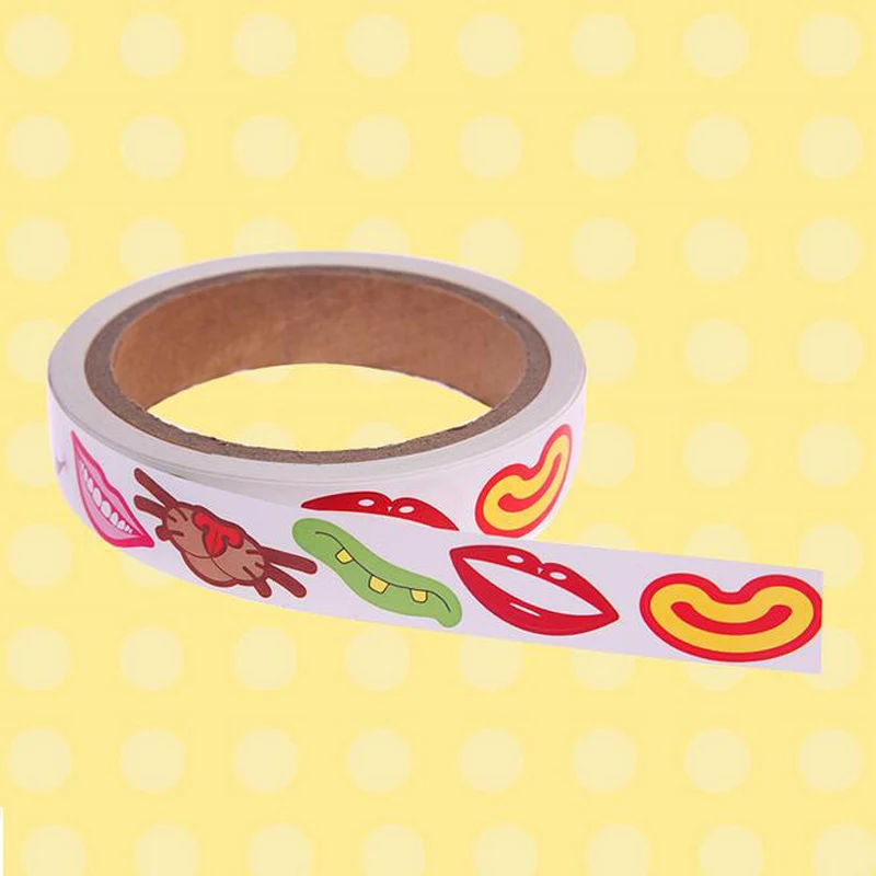 Детские Мультяшные глаза нос рот сделай сам наклейка для сборки Дошкольное