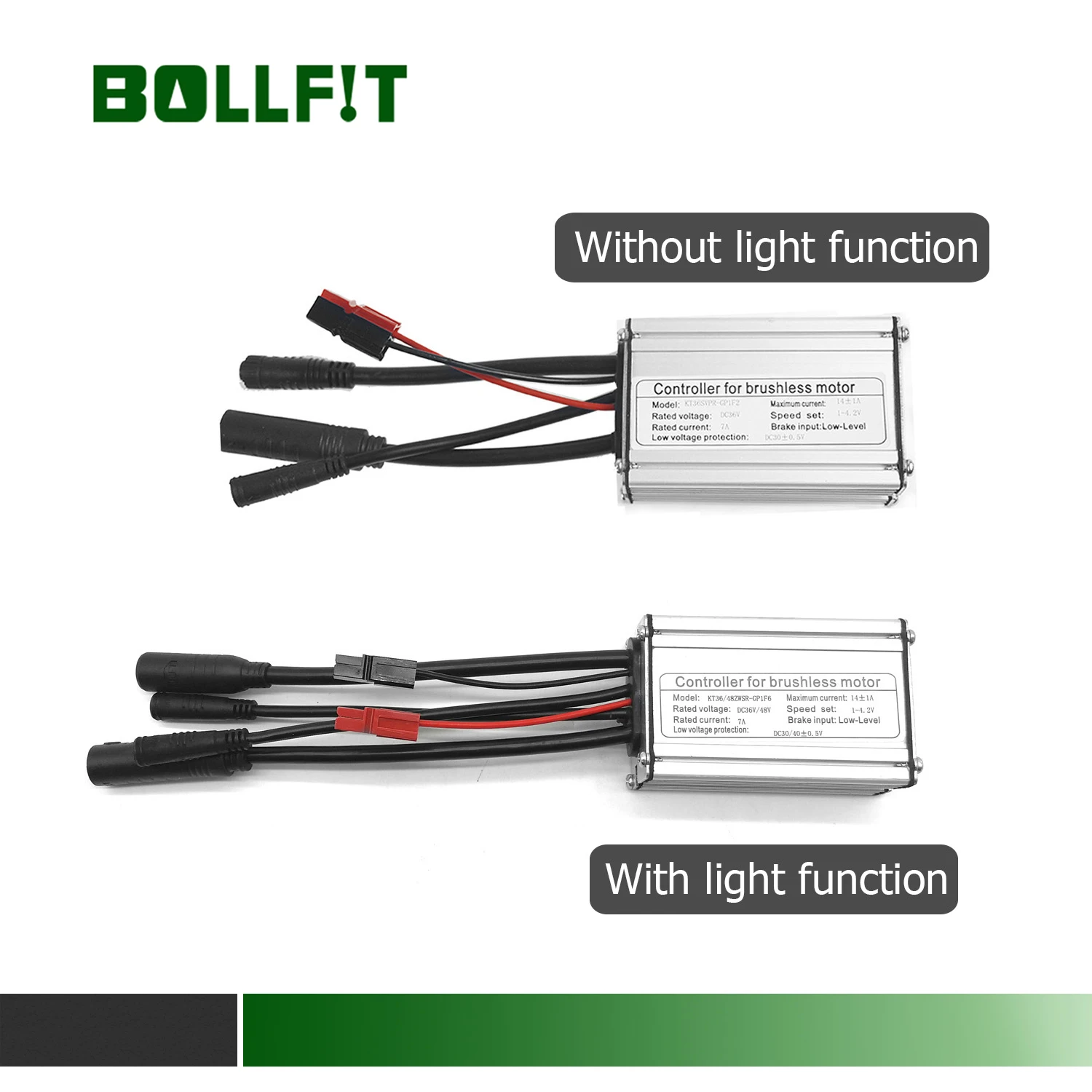 BOLLFIT 36/48V 14A 6 МОП воды доказательство разъем контроллер KT 250W/350 Вт мотор для