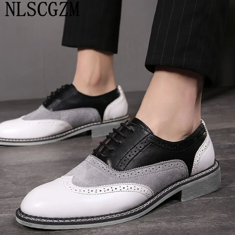 

Designer Brogue Men Dress Shoes Italian Formal Leather Shoes Men Party Shoes for Men 2022 мужская обувь кожанная Zapatos Fiesta