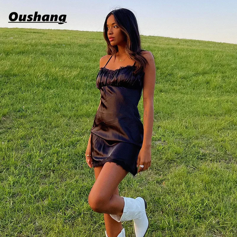 

Лоскутное кружевное мини платье-футляр для женщин 2021 летнее однотонное Открытое платье без рукавов для девушек милые одежда для отпуска, пл...