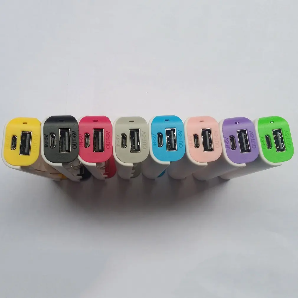 Синий Корпус внешнего аккумулятора бесплатная доставка Usb-зарядка Pcb зарядное