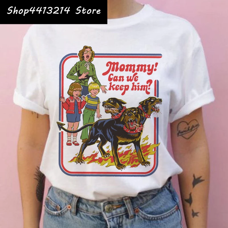 Женская футболка с принтом сатаны демона мрачного Жнеца Харадзюку сатанизма