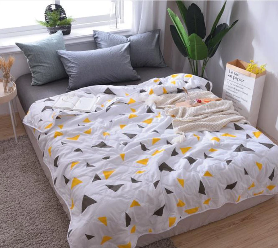 1 шт. летнее тонкое стеганое одеяло пододеяльник для спальни покрывало