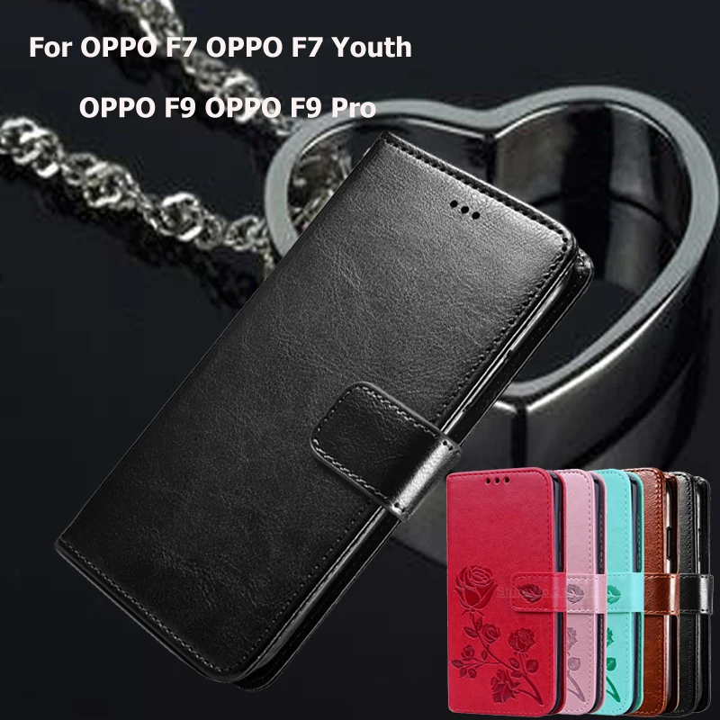 

Для OPPO F7 OPPO F7 Молодежный флип-чехол для телефона для OPPO F9 OPPO F9 Pro Coque Funda из искусственной кожи чехол-бумажник Capas