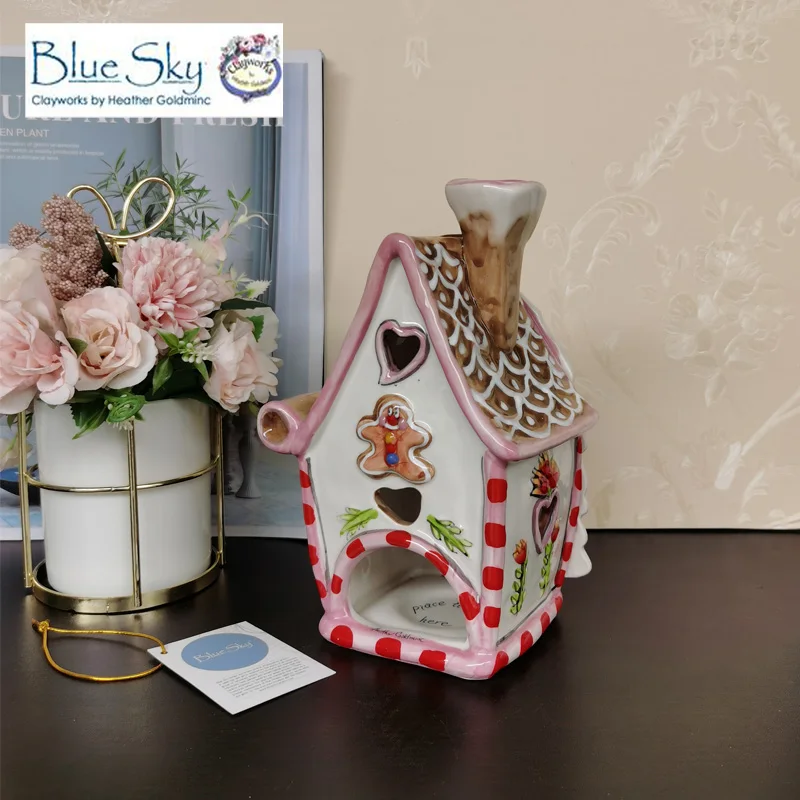 Ceramic Landscape Candle House Living Room Decoration