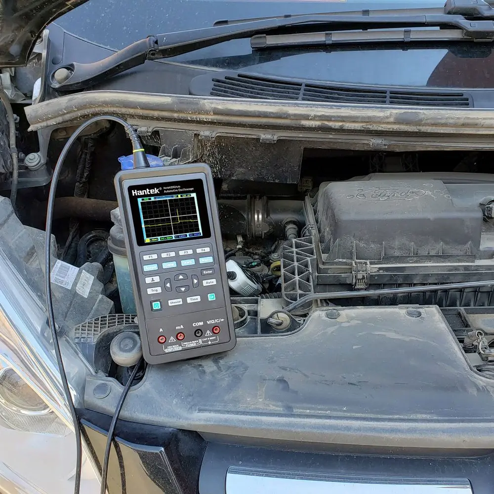 Цифровой осциллограф Hantek 2D82auto 4 в 1 2D82 2 канальный + мультиметр Автомобильная