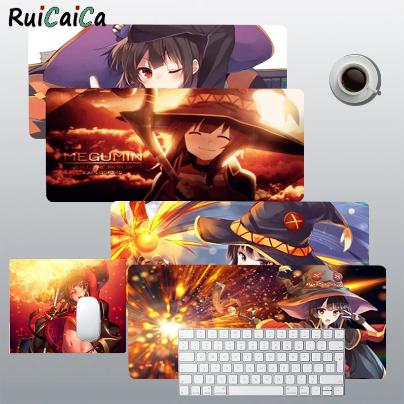 

Konosuba собственные коврики, игровой коврик для настольного ноутбука, резиновый коврик для мыши, размер для большой кромки, скоростная версия, ...