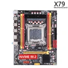 Материнская плата X79 E5 LGA 2011 PCI-E NVME M.2 SSD Intel Xeon E5 V1  V2 4 шт. DDR3 ПАМЯТЬ двухканальная REG ECC ОЗУ X79G материнская плата