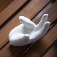 white ocarina accessories ocarina holder for 6 hole 12 hole exquisite decoration gift ceramics display stand