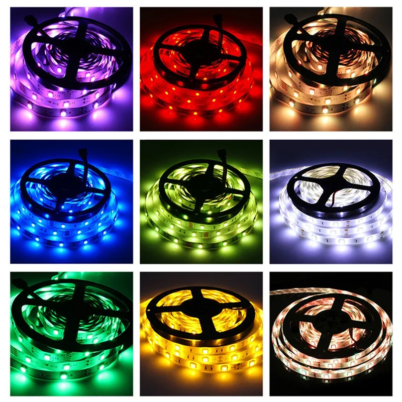 СВЕТОДИОДНАЯ лента SMD 150 RGB 5 м 5050 ламп + пульт дистанционного управления на 44