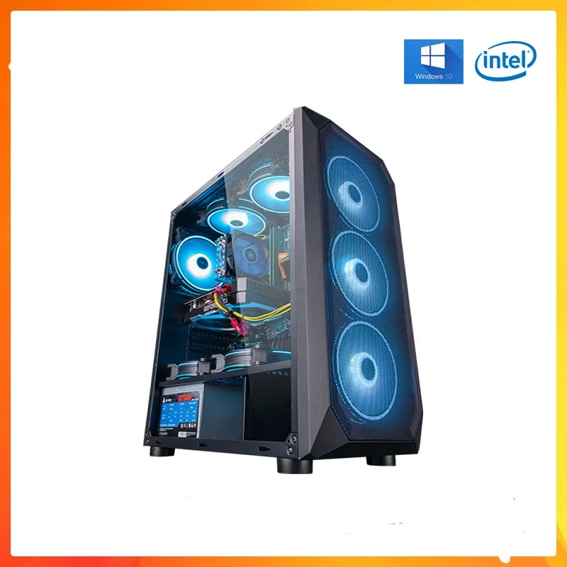 Gaming Desktop 200GE 2 Core 4 Thread 8GB DDR4 120GB SSD RGB Fans Gaming PC Auf Lager