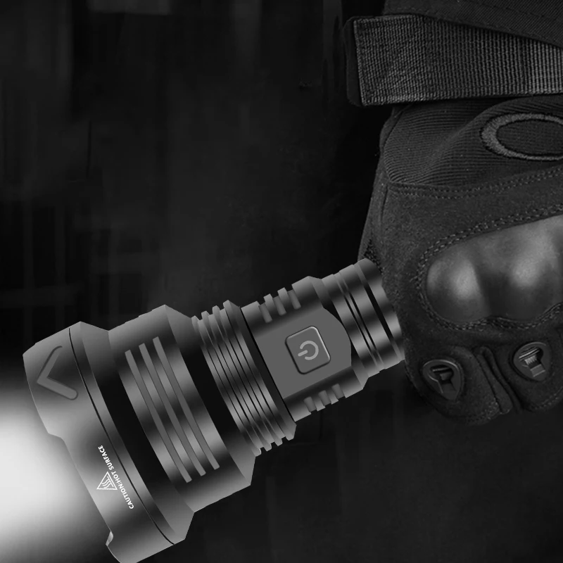 

Most Powerful Fflashlight 5 Modes Type-c Usb Zoom Led Torch Xhp90 18650 Or 26650 Battery Best Camping Outdoor