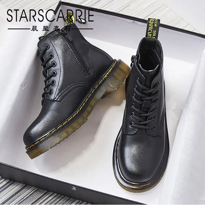 

Женские полусапожки на молнии, осенне-зимние мотоциклетные ботинки на плоской подошве, для верховой езды, 2021