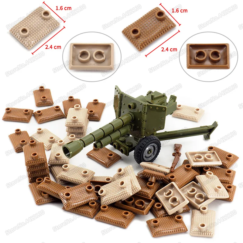 

Special Training Granule Sandbag Diy Military Building Block Army Figures WW2 Weapons Battlefield Moc Educational Child Gift Toy