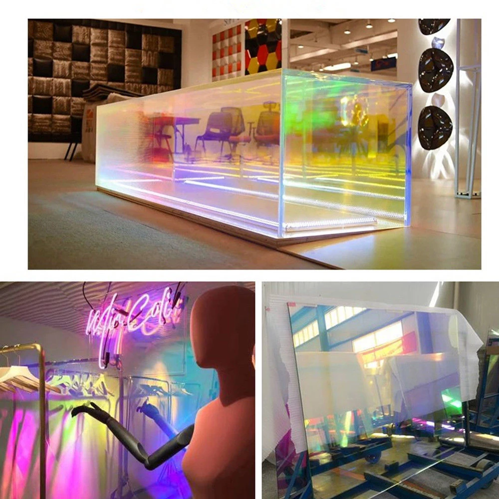 Rainbow Solar Film with Privacy Protection Light Blocking Heat Insulation Window Anti Uv Opaque Tint Stickers | Дом и сад