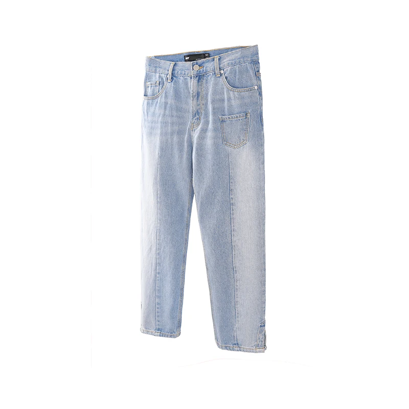 VIISHOW брендовые Дизайнерские мужские тонкие джинсы с эффектом потертости летние