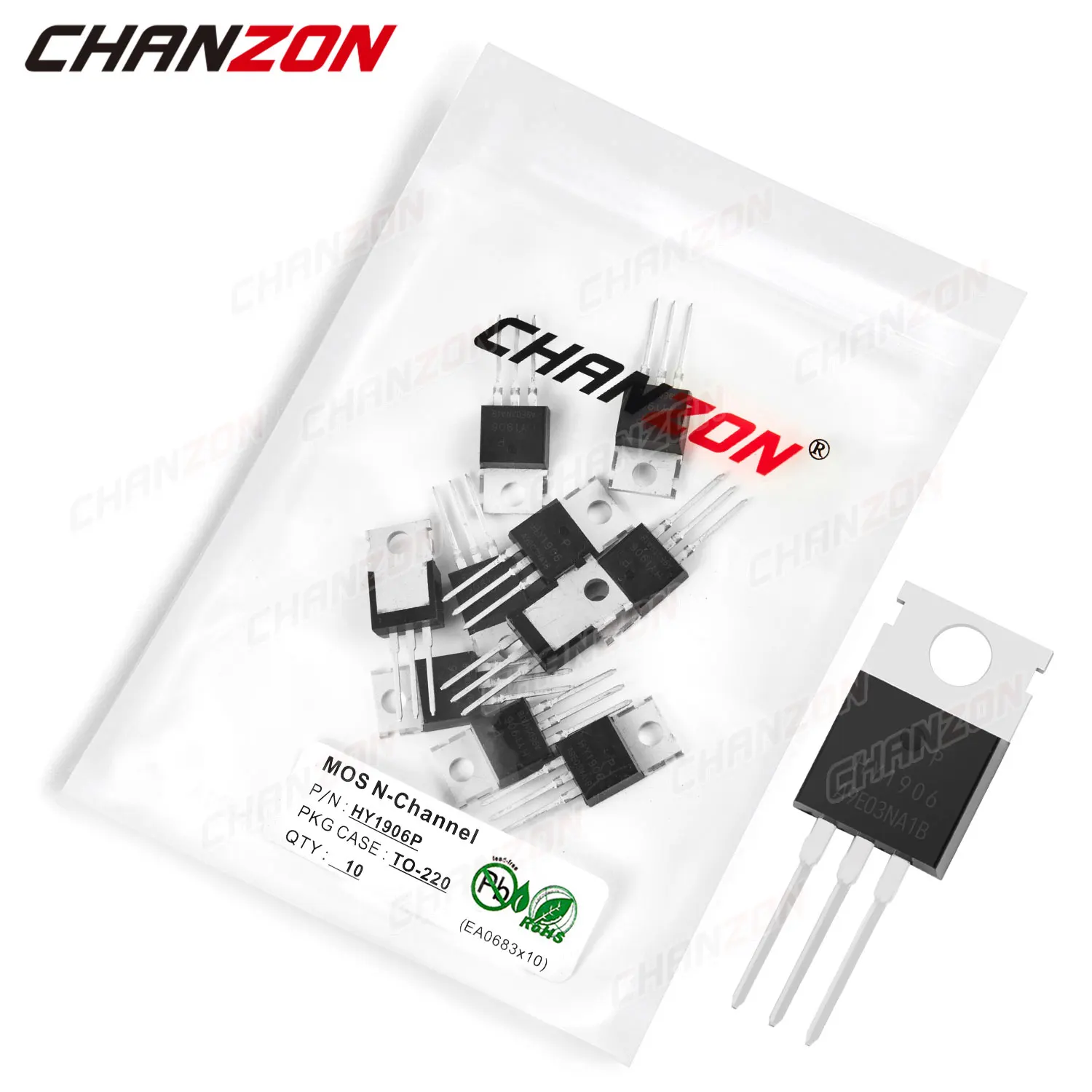 

10pcs HY1906P TO-220 N-Channel Mosfet Bipolar Junction Transistor BJT SIC Mos Fets Triode Tube 120A 60V Integrated Circuits