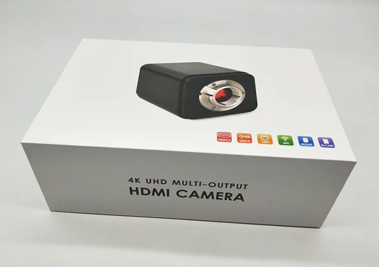 Высококлассная Цифровая камера микроскоп Scientific TOP 4K 8M Ultra HD 60fps SONY imx334 1/1.8 &quotсенсор