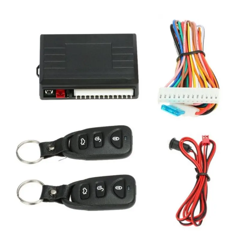 

Universal Car Alarm System Auto Door Remote Central Control Lock Locking Keyless LED Keychain Central Kit Door Lock
