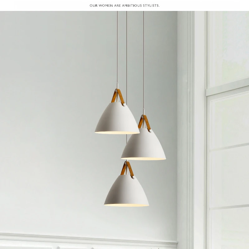 

Modern Pendant Lights Cone LED White Pendant Lamp kitchen dining Room living bar Lighting Hanging Lamp luminaire Light Fixtures