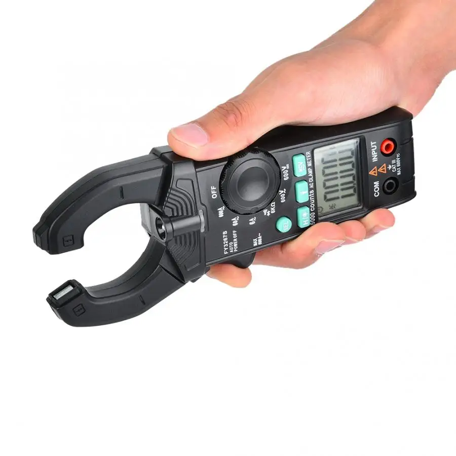 Портативный высокоточный цифровой токоизмерительный зажим 6000 отсчетов тестер