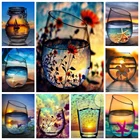 Diy алмазная живопись Набор для вышивания крестиком The World of Алмазная вышивка стакана воды 5D со стразами Стразы вышитые Алмазная мозаика подарок