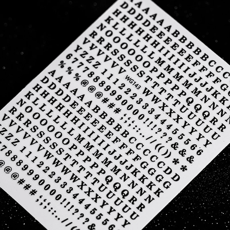 1 шт. 3d наклейка с английским алфавитом для дизайна ногтей штамповка экспорт из