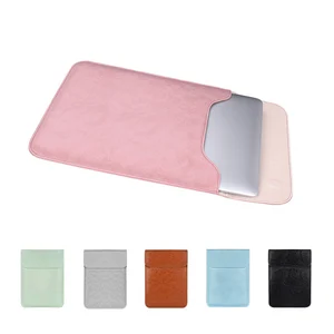 laptop bag notebook tablet case for xiami dell lenovo cover soft pu leather laptop sleeve for macbook air pro 12 13 3 14 15 inch free global shipping