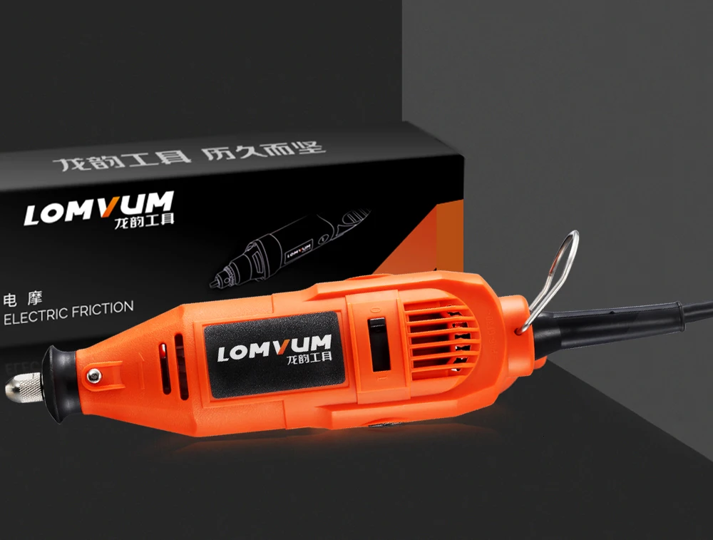LOMVUM роторный инструмент 6 переменная скорость шлифовальный станок 350 Вт Dremel Тип дрель Электрический шлифовальный станок вал доступен