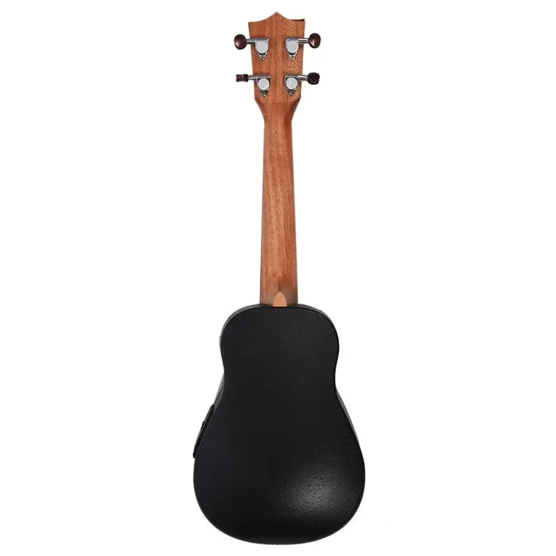 Горячая HG 23 дюймов компактная укулеле Гавайский Красный Закат свечение ель