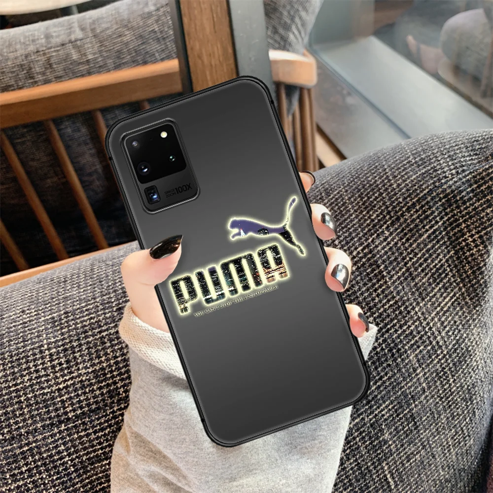 

German sports brand horse Phone Case Cover Hull For Samsung Galaxy S 7 8 9 10 e 20 FE edge uitra plus Note 9 10 20 black Coque