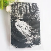 stream flowing in the forest transparent clear stampseal for diy scrapbooking photo album decorative silicone stamps sheets