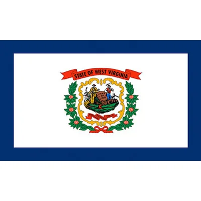

90x150 CM us usa state West Virginia flag for decoration