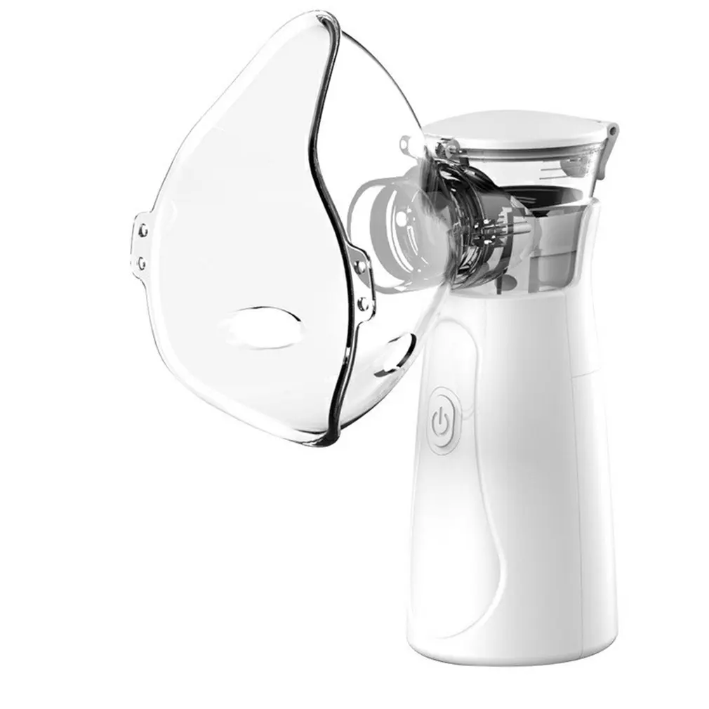 

Портативный Миниатюрный ручной небулайзер на вдохе, Бесшумный ультразвуковой сетчатый небулайзер, Электрический автоматизатор для детей ...