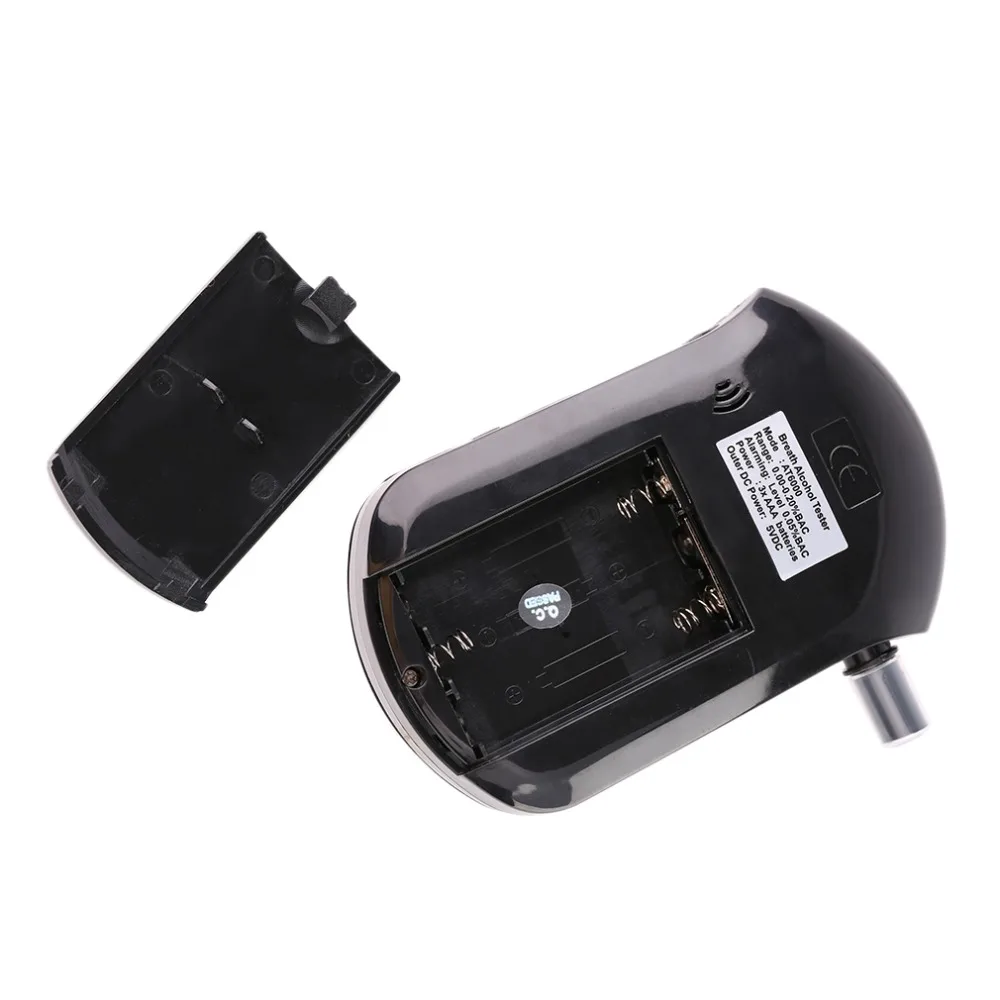 Профессиональный Алкотестер ЖК-дисплей цифровой детектор алкоголя Высокая