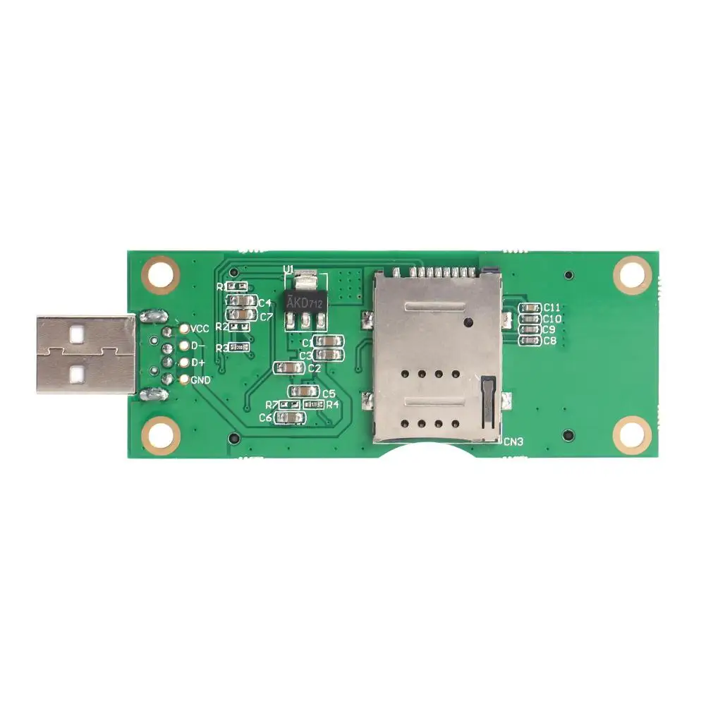 адаптер mini pci e usb со слотом для sim кар