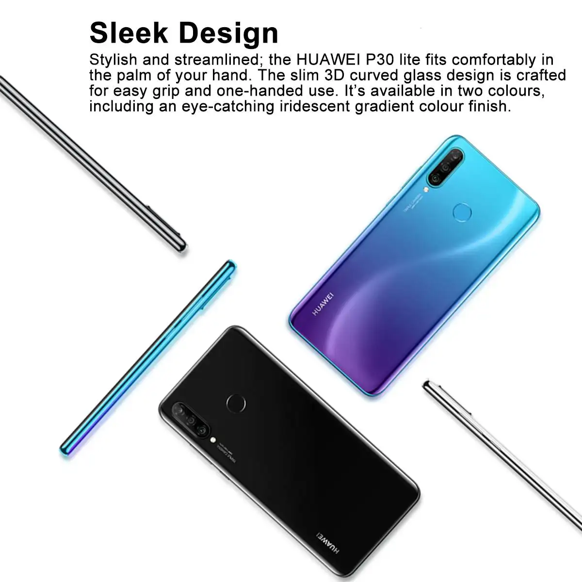 Глобальная версия HUAWEI P30 Lite Nova 4e смартфон 4G 128G 6,1" полноэкранный Android 9,0 Kirin 710 Восьмиядерный 4* камеры