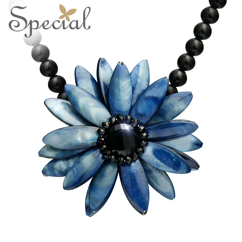 СПЕЦИАЛЬНОЕ Новое модное Макси ожерелье из натурального камня колье подвески