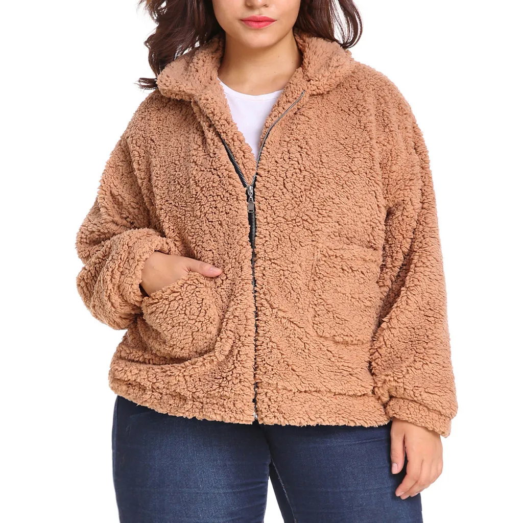 Женская куртка из искусственного меха ягненка пальто отложной воротник кардиган