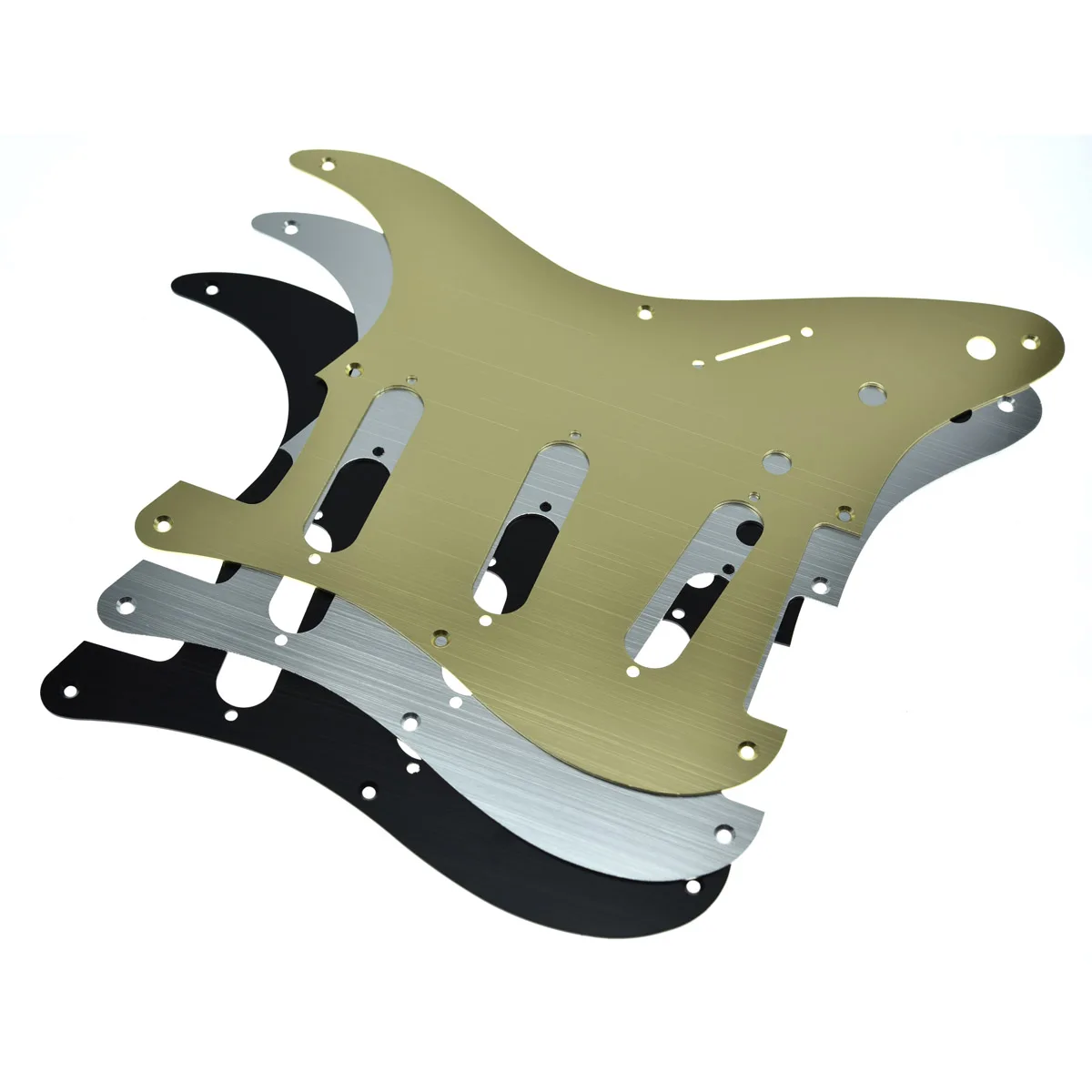 

Dopro 8 Hole Aluminum Anodized Vintage Style ST Strat SSS Guitar Pickguard Scratch Plate Fits for American Fender Strat