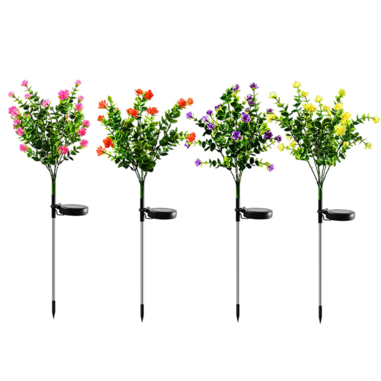 

LED Stake Lamp [Solar Powered] Lights Lawn Lamp Ornaments Waterproof Small Camellia Lights Flower-Shaped Light for Lawn Outdoor