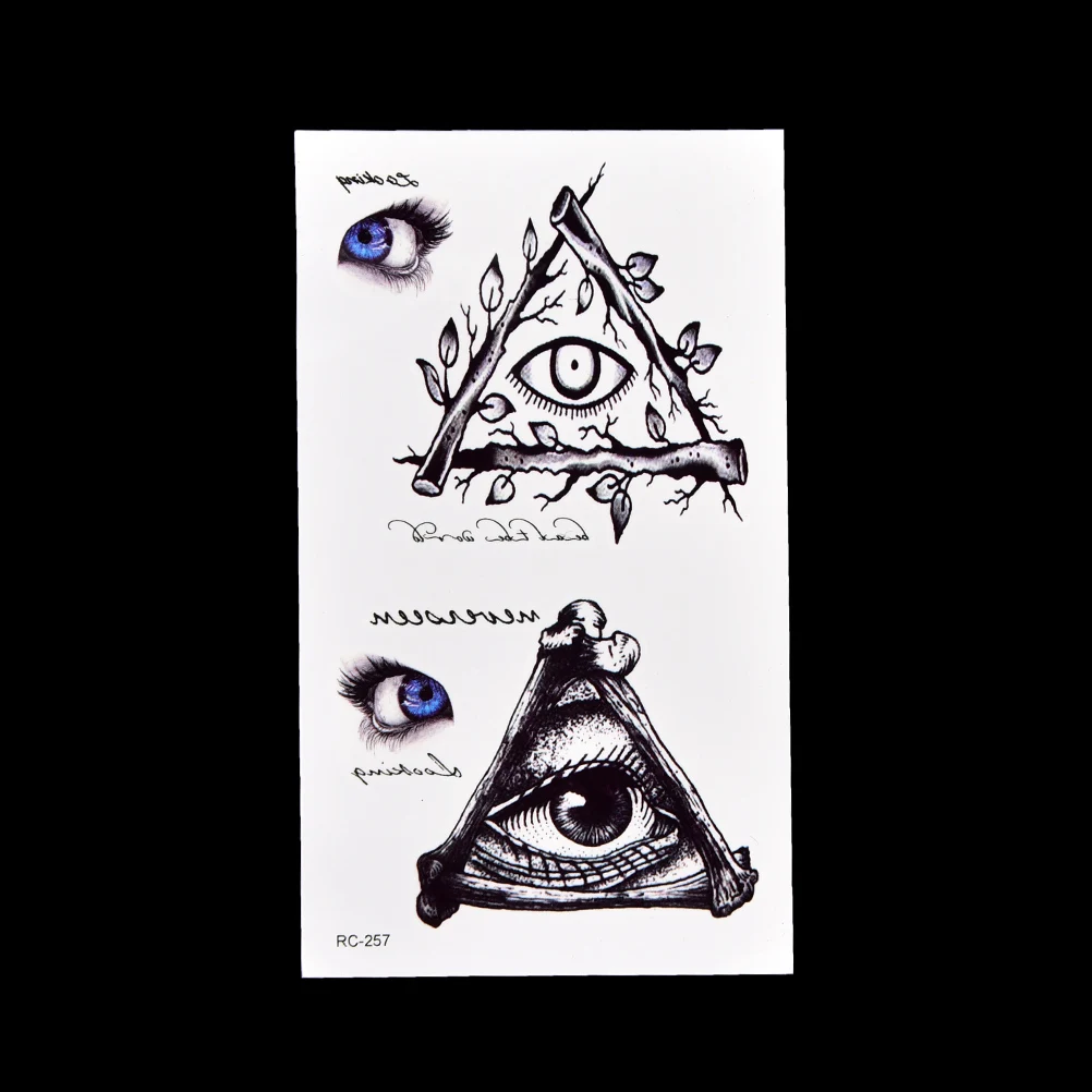 

1 шт., поддельные татуировки, рисунок глаз, рукав для тела, искусство, водостойкая временная татуировка для женщин и мужчин, Водная передача, ...