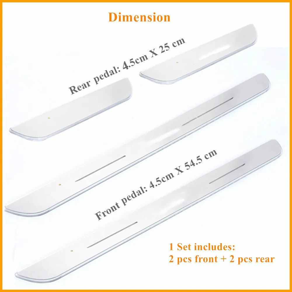 Акриловые USB Мощность движущийся светодиодный Добро пожаловать педаль