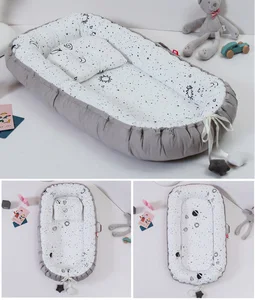 Портативная бионическая кроватка, хлопковая люлька для малышей, бампер, складная детская кроватка для сна новорожденного, От 0 до 2 лет